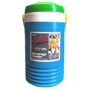 Igloo Retro Half Gallon Water Jug Cooler Blue Green 90s Style Legend Collection